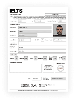 IELTS Certificate